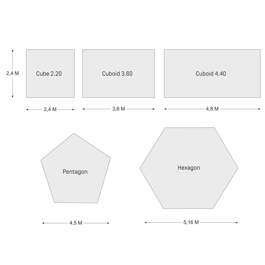 PF Bereg Isolert gulv for Cube-telt