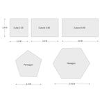 PF Bereg Isolert gulv for Cube-telt
