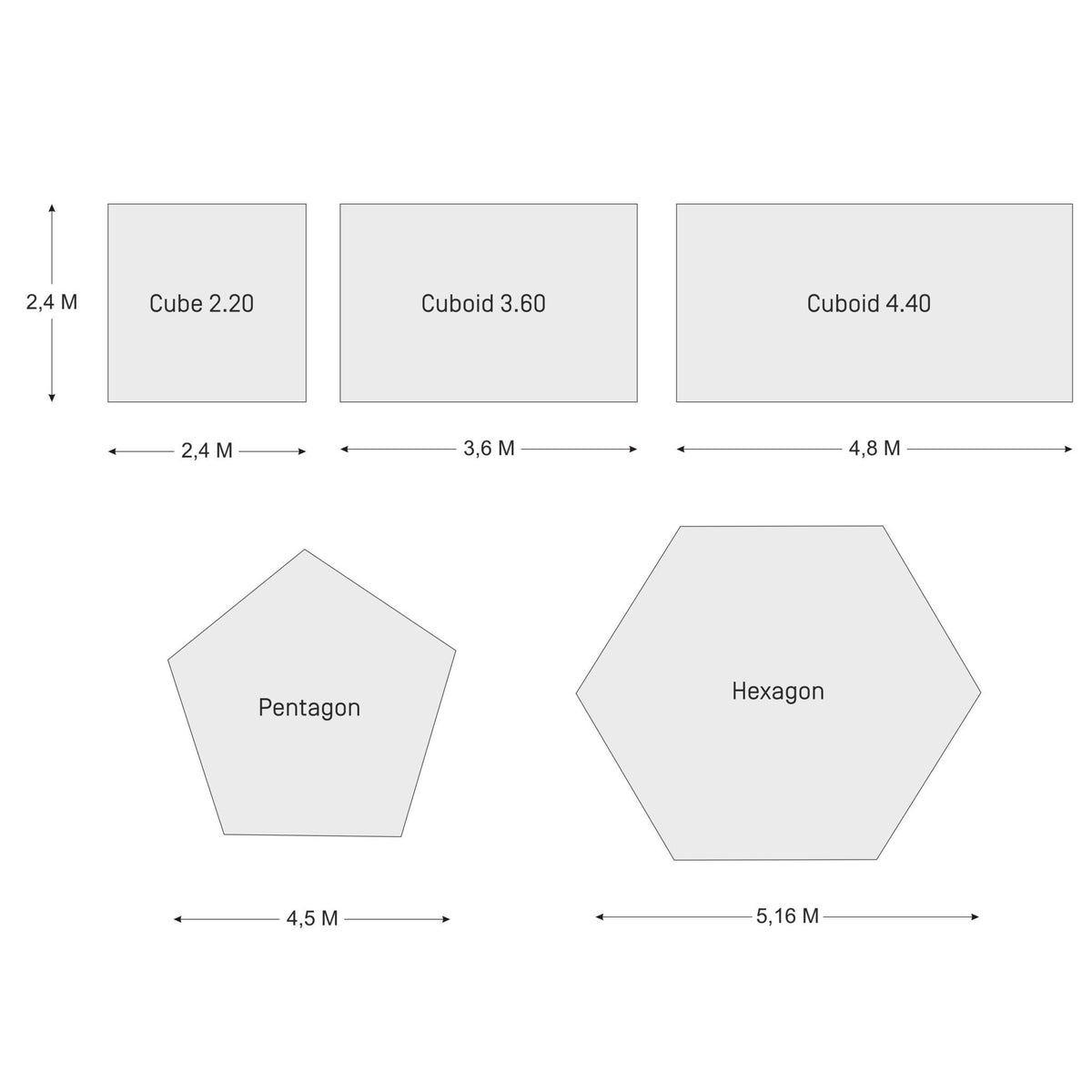 PF Bereg Isolert gulv for Cube-telt