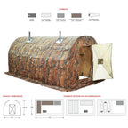 PF Bereg Sauna 4×2 – stort mobilt saunatelt